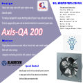 Wall Type Ventilation Fan For Kitchen/Warehouse - Blauberg - Germany - Axis-QA 200 (Dia: 8") Low Noise Wall Mounted Exhaust/Supply Fan. 