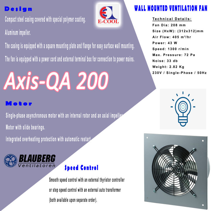 Wall%20Type%20Ventilation%20Fan%20For%20Kitchen/Warehouse%20-%20Blauberg%20-%20Germany%20-%20Axis-QA%20200%20(Dia:%208")%20Low%20Noise%20Wall%20Mounted%20Exhaust/Supply%20Fan%20-%20Image%204