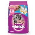 Whiskas Cat Dry Food Junior Ocean Fish with Milk 1.1kg. 