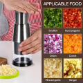 2PCS Manual Pressed Chopper Manual Pressed Chopper Manual Pressed Garlic Chopper Mini Manual Pressed Chopper Easy Install. 