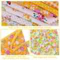 40 Feet Fabric Bunting Banner Vintage Bunting Flag for Party Yellow. 
