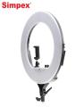 Simpex Ring LED 18 Inches Dual Colour Professional LED Ring Light with Carry Bag and ligh stand. 
