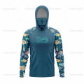 Pelagic Grea Fishing Shirts with UV Protection, Long Sleeve, Hooded Face Cover, Quick Dry Tops, Fishing Face Mask Clothes Upf 50.