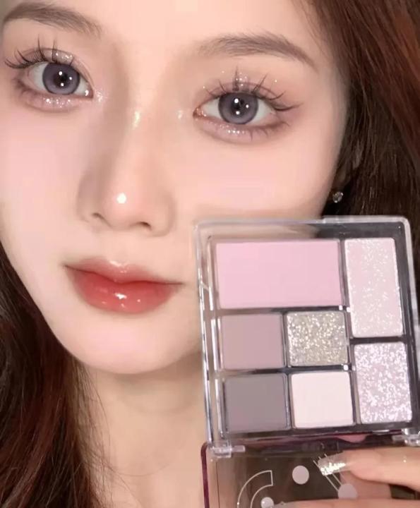 7%20Color%20Eye%20Shadow%20Palette%20Lasting%20Glitter%20Eyeshadow%20Smooth%20Multi-shade%20Eyeshadow%20Palette%20Eye%20Shadow%20Charming%20Pigmented%20Rich%20-%20Image%203