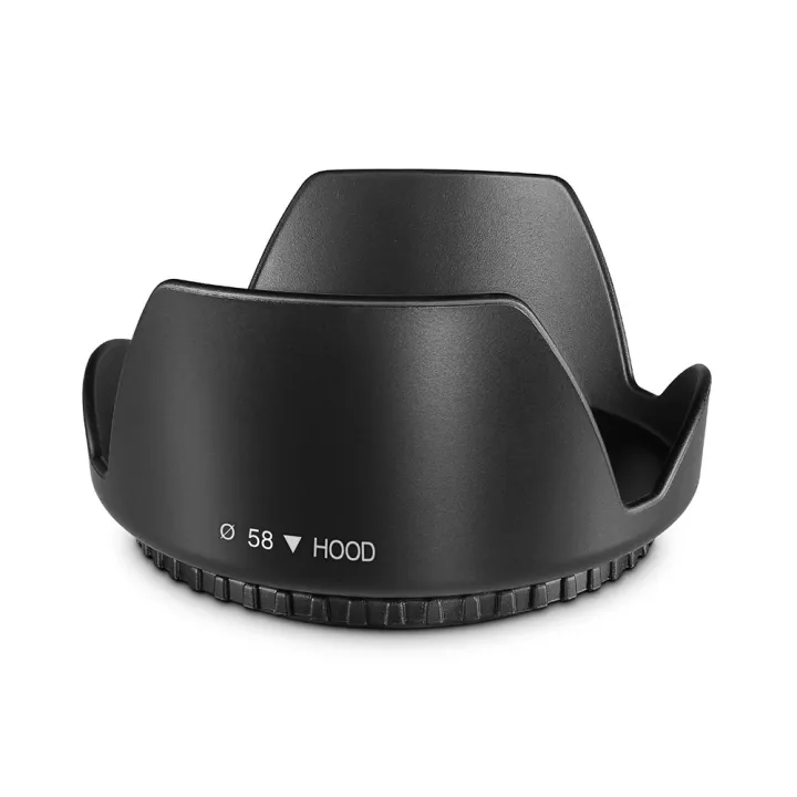 58MM%20Reversible%20Flower%20Lens%20Hood%20for%20CANON%20REBEL%20(T5i%20T4i%20T3i%20T3%20T2i%20T1i%20XT%20XTi%20XSi%20SL1),%20CANON%20EOS%20(700D%20650D%20600D%20550D%20500D%20450D%20400D%20350D%20300D%201100D%20100D%2060D%201150D%201200D%201300D%2018-55MM%20LENS%2055-250MM%20LENS%20Lens%20Hood%20(58%20mm,%20Black)%20-%20Image%202