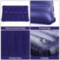 Inflatable Pillow Camping Travel Pillow Squared PVC Flocked Fabric Air Pillow for Camping Hiking.
