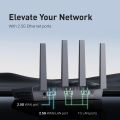GL. Flint Flint 2 (GL-MT6000) ev ve ofis yönlendirici, 8-Stream Wi-Fi 6 teknolojisi,,, 2.5G Ethernet portları, ebeveyn kontrolü. 