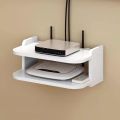 Router Stand WiFi Router Shelf, Small Mini Wall Shelves Stuff WiFi Remote Control Storage Box Shelf Support Bracket for Bedroom Living Room Projector Wall Mount Shelf Wall Mount Shelf Bracket-6/12/8. 