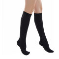 Women's Long Black Socks - Stylish Design, Comfortable Fit, One Pair. 