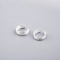 【beauty code store】925 Sterling Multilayer Cuff Clip On Earrings For Women Fashion Girl Without Piercing Earings Jewelry.
