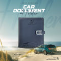 LUXIO Premium Car Document Holder Bag, Car Paper Bag, Document Cover Pu leather.