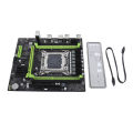 X79 PLUS Computer Motherboard for LGA 2011 CPU 4 DDR3 Memory PCIe 3.0 16X M.2 NVME NGFF Port 3 SATA2.0 6 USB2.0 Motherboard. 