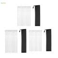 12Pcs Kabob Skewers for Grilling Metal Flat Stainless Steel Long BBQ Skewers 14 Inch.