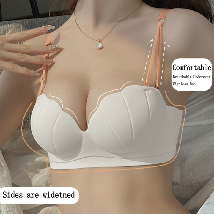 Seamless%20bra%20gathered%20bra%20strapless%20bra%20anti-slide%20Anti-sagging%20push%20up%20bra%203D%20CUP%20soft%20bra%C2%A0%20Name:high%20quality%20bra%20-%20Image%204