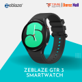 Zeblaze GTR 3 Smartwatch Bluetooth Voice Calling Watch 1.32'' IPS Screen Blood Oxygen Monitor - Black. 