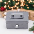 Mini Money Safe Box Compact Portable Sturdy Cash Box Metal Lockable Metal Key Box for Kids Adults Savings Home Use Travel. 