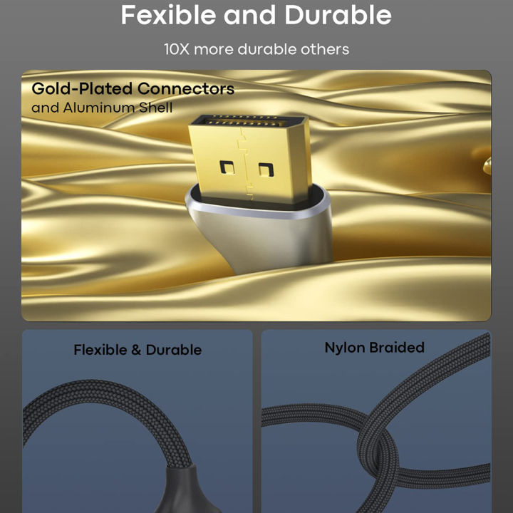 USB%20C%20to%20DisplayPort%201.4%20Cable%20%5B8K@60Hz,%204K@144Hz%20120Hz%5D,%208K%20Type%20C%20to%20DP%201.4%20Cable,%20Thunderbolt%204/3%20to%20DP1.4%20adapter%20cable%20-%20Image%202