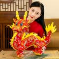 Stuffed Toys New simulation Chinese Year of the Dragon auspicious cloth doll company annual meeting promotional gift doll festive zodiac toy. 