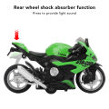 Alloy Motorcycle Model Toy, Fine Details Kids Motorcycle Toy Pull Back for Display. 