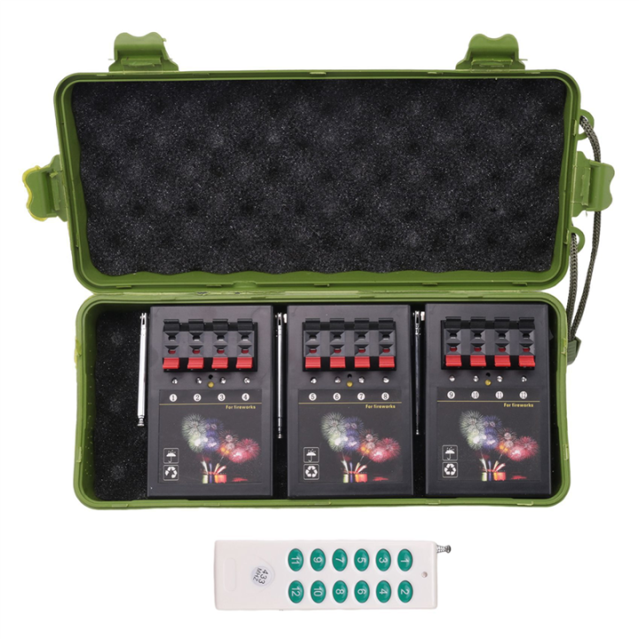 2X%20Firing%20System%20Machine%2012%20Cue%20Channel%20Cold%20Pyro%20Pyrotechnic%20Display%20Fuse%20Cracker%20Firework%20Artifice%20Cake%20Shell%20-%20Image%202