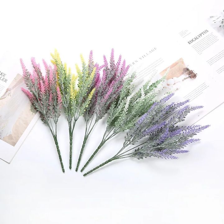 Artificial%20Flower%20Flocking%20Plastic%20Lavender%20Bunch,%20Plant,%20Valentine's%20Day,%20Wedding,%20Indoor%20and%20Outdoor,%20Desk%20Decoration%20-%20Image%203