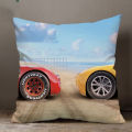 Disney Decorative Pillowcase Cushion Cover Car Lightning McQueen Sofia Princess Pillow Case Cartoon Gift 40x40cm 45x45cm.