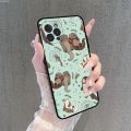 Smalshop Case XS Maxi Pro Phone Case For iThree Sea Otter Mobile Fashion Ins Cute 15 14 11 12 13 Min Case 7 8 Plus X XR Funda.