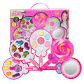 Fashion Washable Makeup Toys Lollipop Cosmetic Toy Girl Gift Box Kids Make Up Kit for Girls Safe Baby Cosmetics Beauty Set.