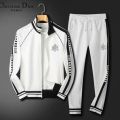 Stylish Premium Cotton Tracksuit Casual Long Sleeve And Trouser Set For Men. 