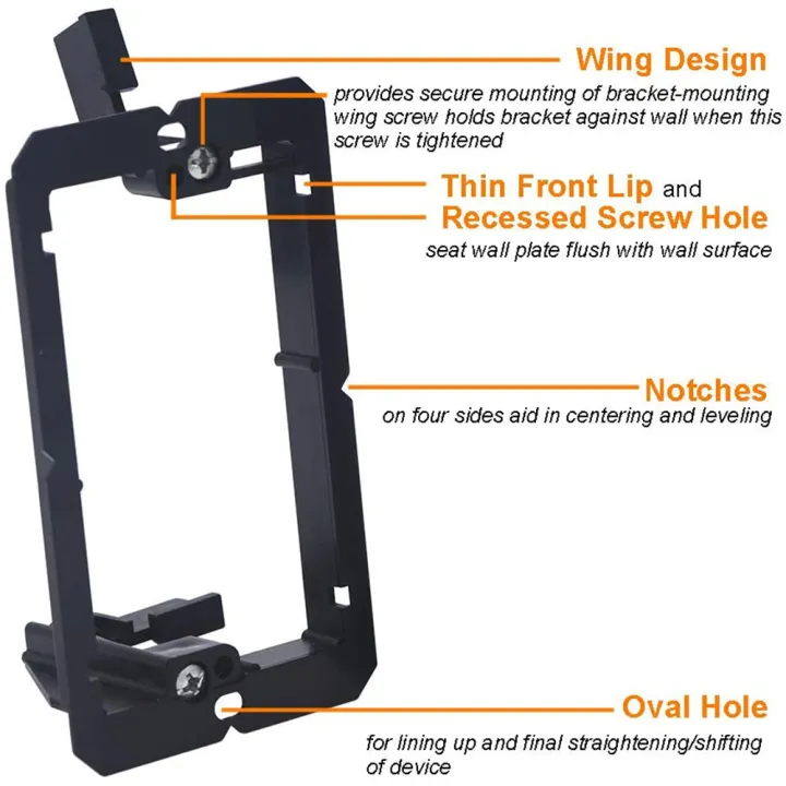 Ethernet%20Wall%20Plate%20with%20Low%20Voltage%20Mounting%20Bracket,Single%20Gang%202%20Port%20Cat6%20Keystone%20Ethernet%20Cable%20Wall%20Outlet%20-%20Image%207