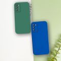 For Oppo A53s 5G Back Mobile Phone Case Simple Luxury Colorful Liquid Silicone Protect Lens Shockproof Full Soft Cover. 