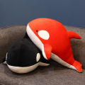 【Trick or Treat Alliance Mall】Nice New Black And Shark Plush Toys Killer Whale Doll Orcinus Orca Stuffed Sea Animals Children Birthday Gift.