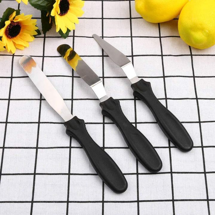 3pcs%20Set%20Stainless%20Steel%20Butter%20Cake%20Cream%20Smoother%20Spatula%20Fondant%20Pastry%20Tool%20-%20Image%207