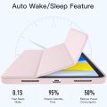 Akkerds Compatible with iPad (A16) 11th Generation Case 11 Inch 2025, for iPad 10th Generation Case 10.9 Inch 2022 with Pencil Holder, Slim Trifold Stand Protective Cover with Soft TPU Back, Black. 