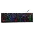 K13 RGB Backlit USB Gaming Keyboard & Optical 2400 DPI Mouse Combo Set. 