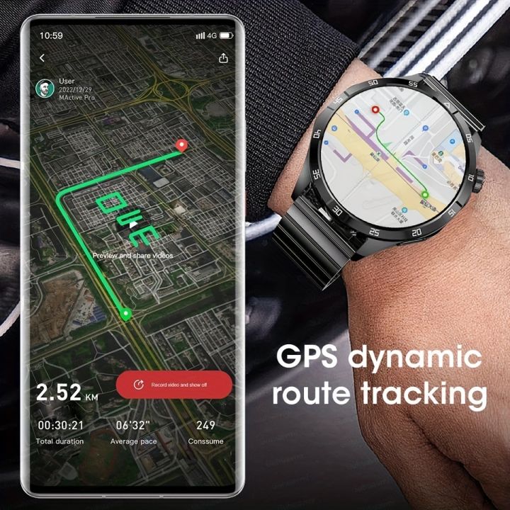 Valentine's%20Essential:%20ONEGRA%20GT4%20Pro%20Smartwatch%20-%20Waterproof,%20Wireless%20Charging,%20HD%20Call%20&%20Fitness%20Tracker%20for%20the%20Active%20Man%20-%20Image%202