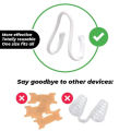 Noson Silicone Nasal Dilators Anti Snoring Sleeping Nose Clip Aid Easier External Help Breathe Snoring Devices Nose Vents Clip.