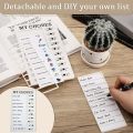 Reusable Daily Task Planning Board Detachable Chores Checklist Board Self-discipline Punch Card Wall Hanging Memo Multi Purpose Student Task Boards.