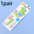 1/3Pair Cartoon Animal Eating Safety Kids Practice Chopsticks Tableware Beginner Learning Training Chopsticks.