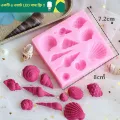 Conch & Snail & Whelk & Shell Silicone Fondant Soap 3D Cake Mold Cupcake Jelly Candy Chocolate Decoration Baking Tool. 