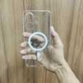For Vivo Y03/ Vivo Y03T/vivo Y18/ Vivo Y18T/ Vivo Y18i/Y18E Transparent Magnatic Anti Yellow Clear Magsafe Protective Phone Case Back Cover.
