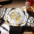 BINBOND 6020 Latest Model Automatic Mechanical self-wind Stainless Steel Watch For Men. 