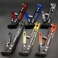 Motorcycle side stand Universal CNC Aluminum Alloy Adjustable Side Stand. 