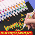 18/60Color Acrylic Paint Pens Brush Marker Pen for Artist Rock Painting,Glass,Ceramic Fabric DIY Card Making Art Supplie. 