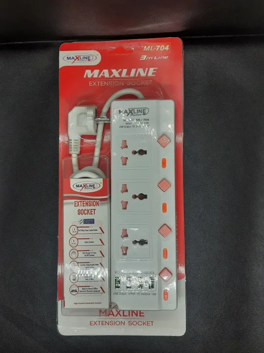 4USB%20Multi%20Plug%20Maxline%20ML-704%20Multiplug%203%20Port%20Extention%20Socket%203%20Meter%20Cable%20-%20Image%202