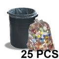 Transparent (20" X16") 25PCS Trash Bag / Poly Bag / Garbage Bag / Moyla Felar Bag / Polibag. 