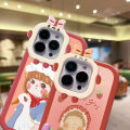 DEL for Redmi Note 12 4G Back Cover Lovely Girl Phone Case Monster Lens Camera Protection Mobile Cover. 