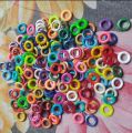 50pcs 8mm Round Shape (চুরি) Bird & Giribaz / Racer Pigeon Foot Ring Pigeon Rings Pigeon Leg Bands Multicolor. 