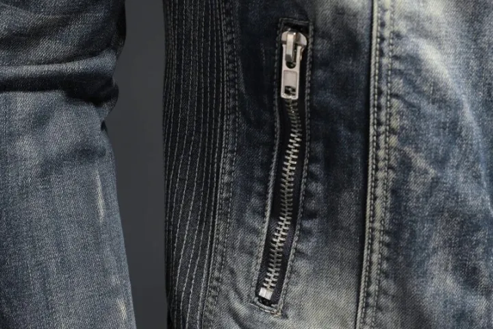 2022%20New%20Hot%20Style%20Denim%20Jacket%20for%20Men%20Spring%20Autumn%20Zippers%20Solid%20Color%20Denim%20Coat%20-%20Image%205