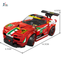 Hot Selling Racing Car Building Block Set Educational Supercar Toy Wange Model-2875.